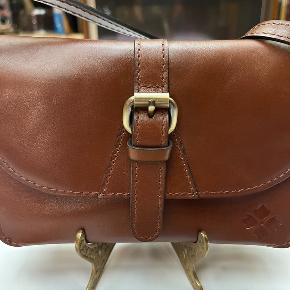 NWT Patricia Nash Brown Leather Crossbody Bag With Shoulder Strap. - Picture 2 of 16